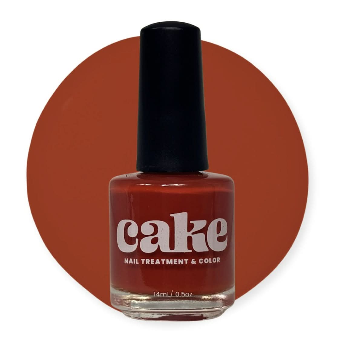 Bottle of Brickin' Beautiful brick-toned nail strengthening polish