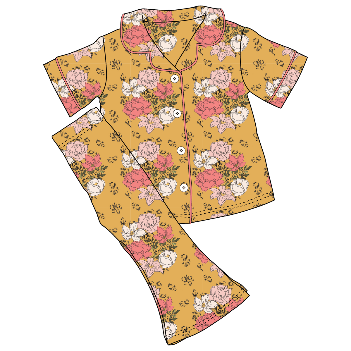 Brinley Bamboo Girls Luxe Lounge Set (Pre-Order)
