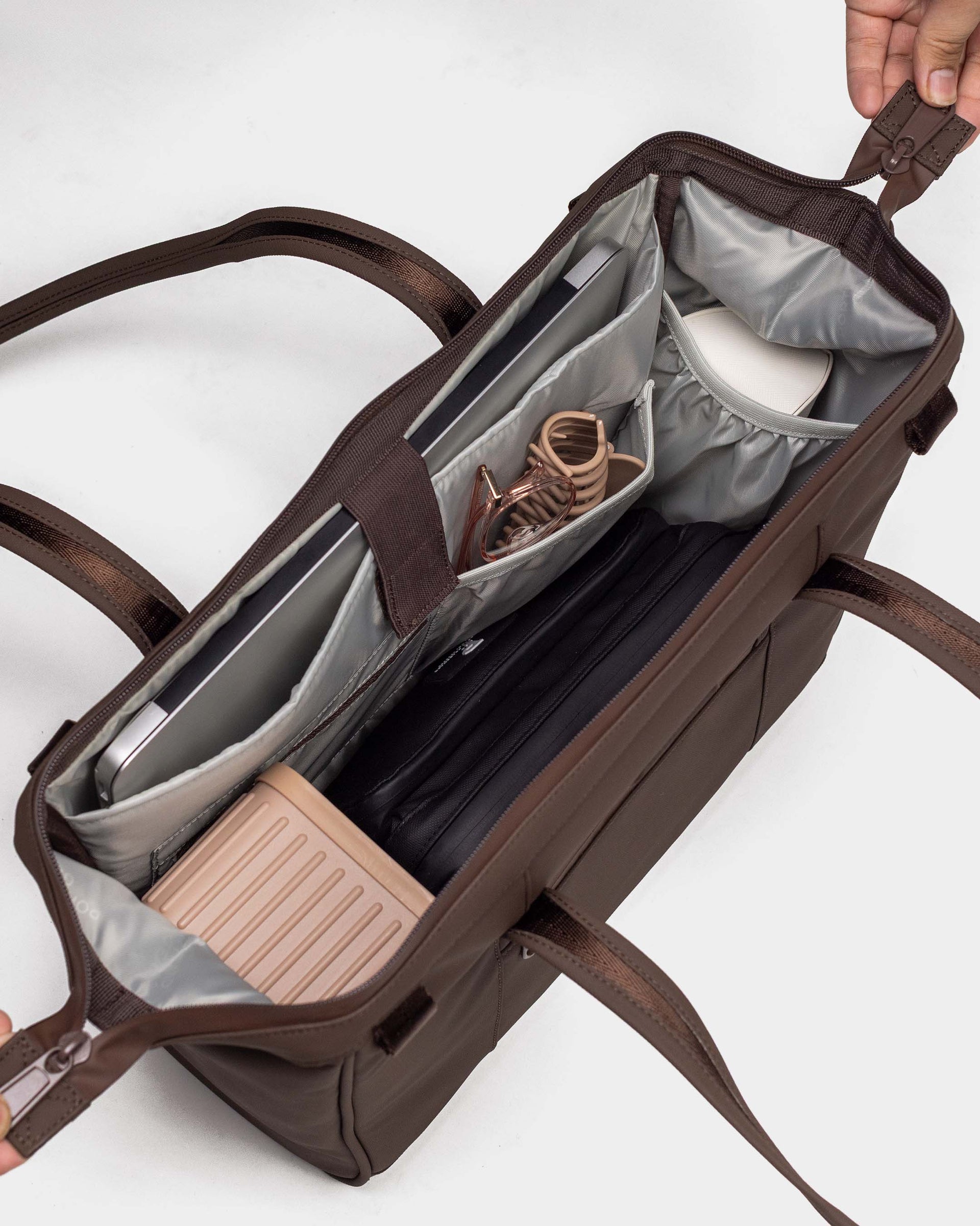 Cascade Compact Tote Bag - Weather-Proof Minimalist Carry-All