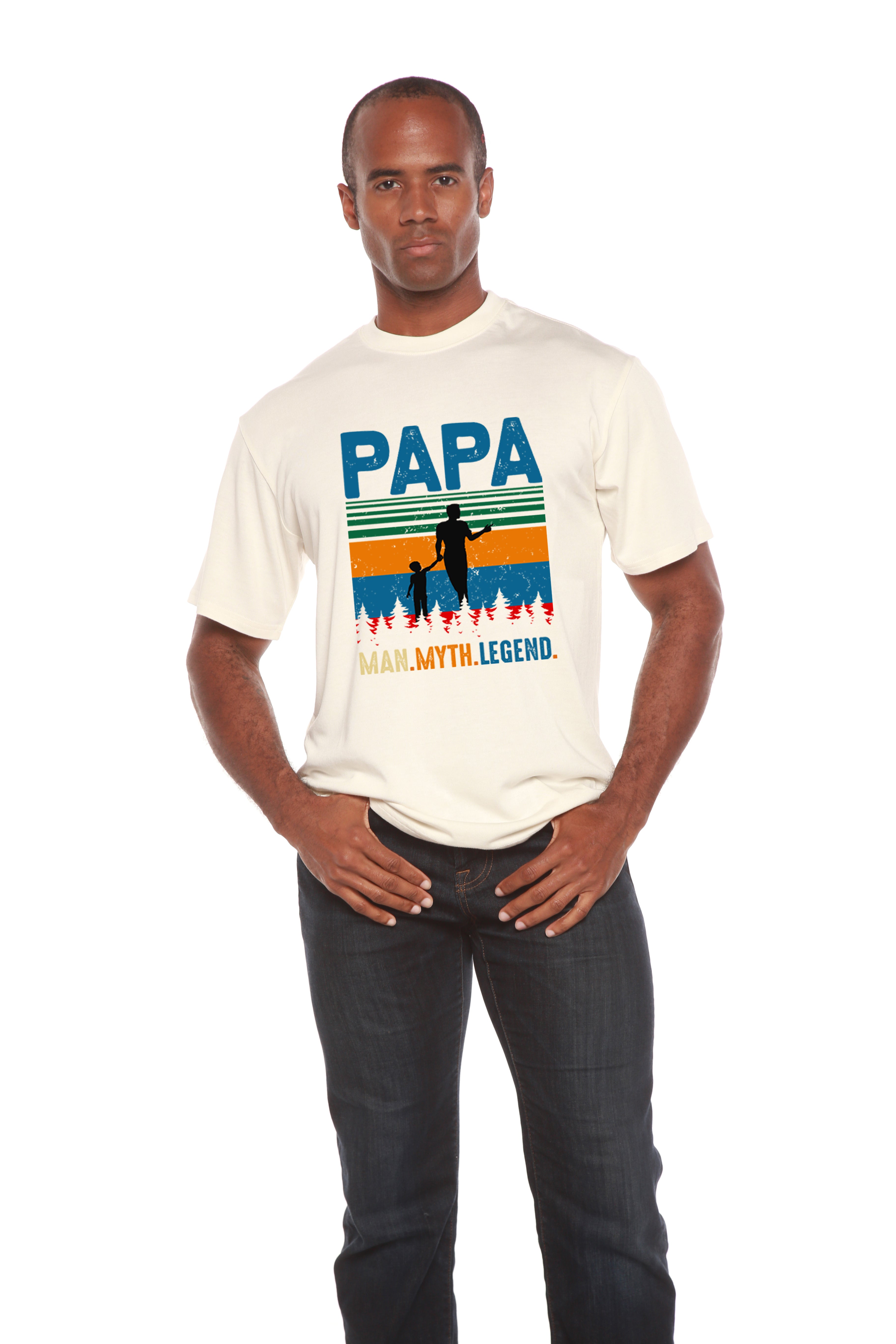 Papa Man Myth Legend Graphic T-Shirt