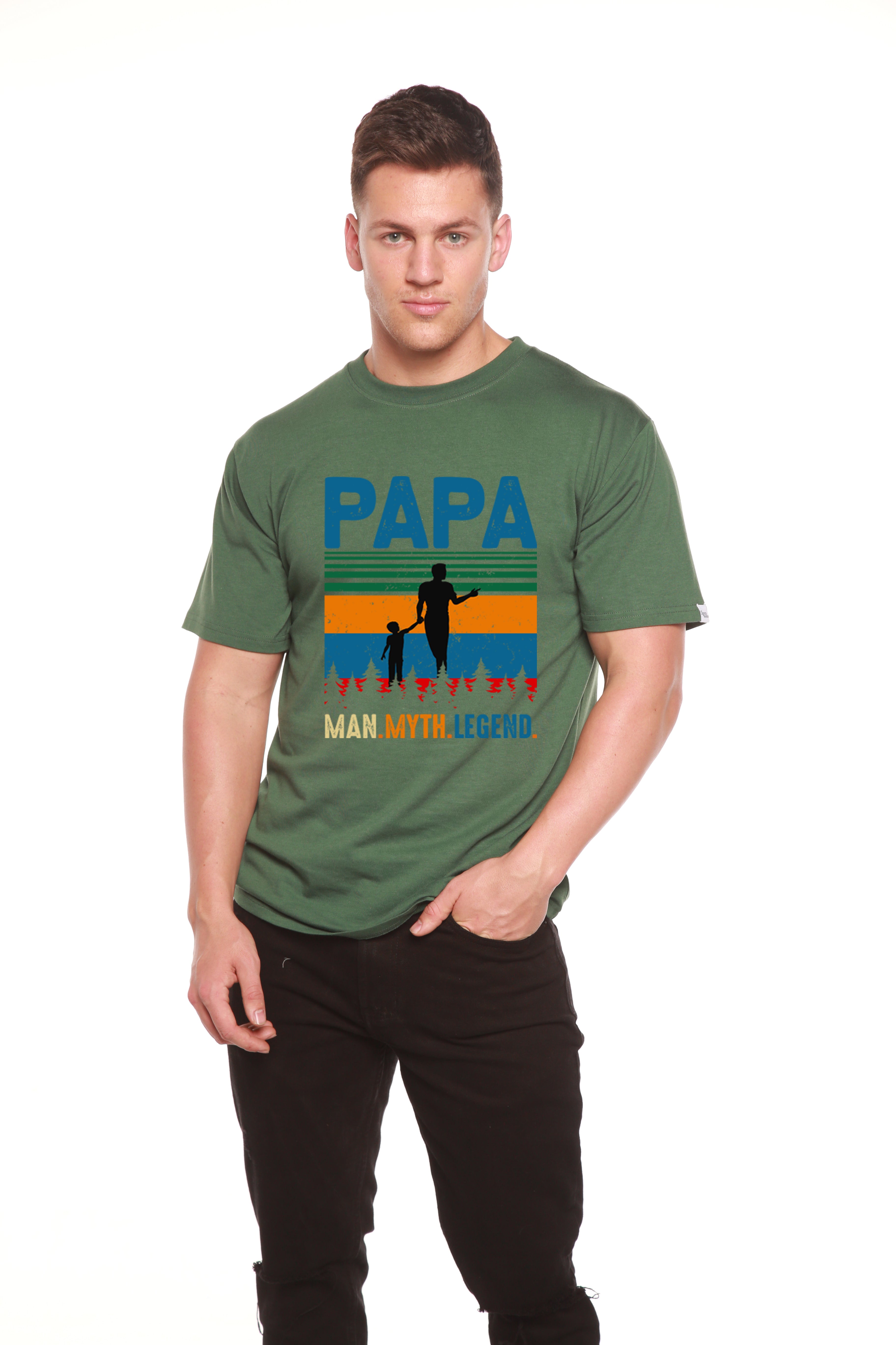 Papa Man Myth Legend Graphic T-Shirt