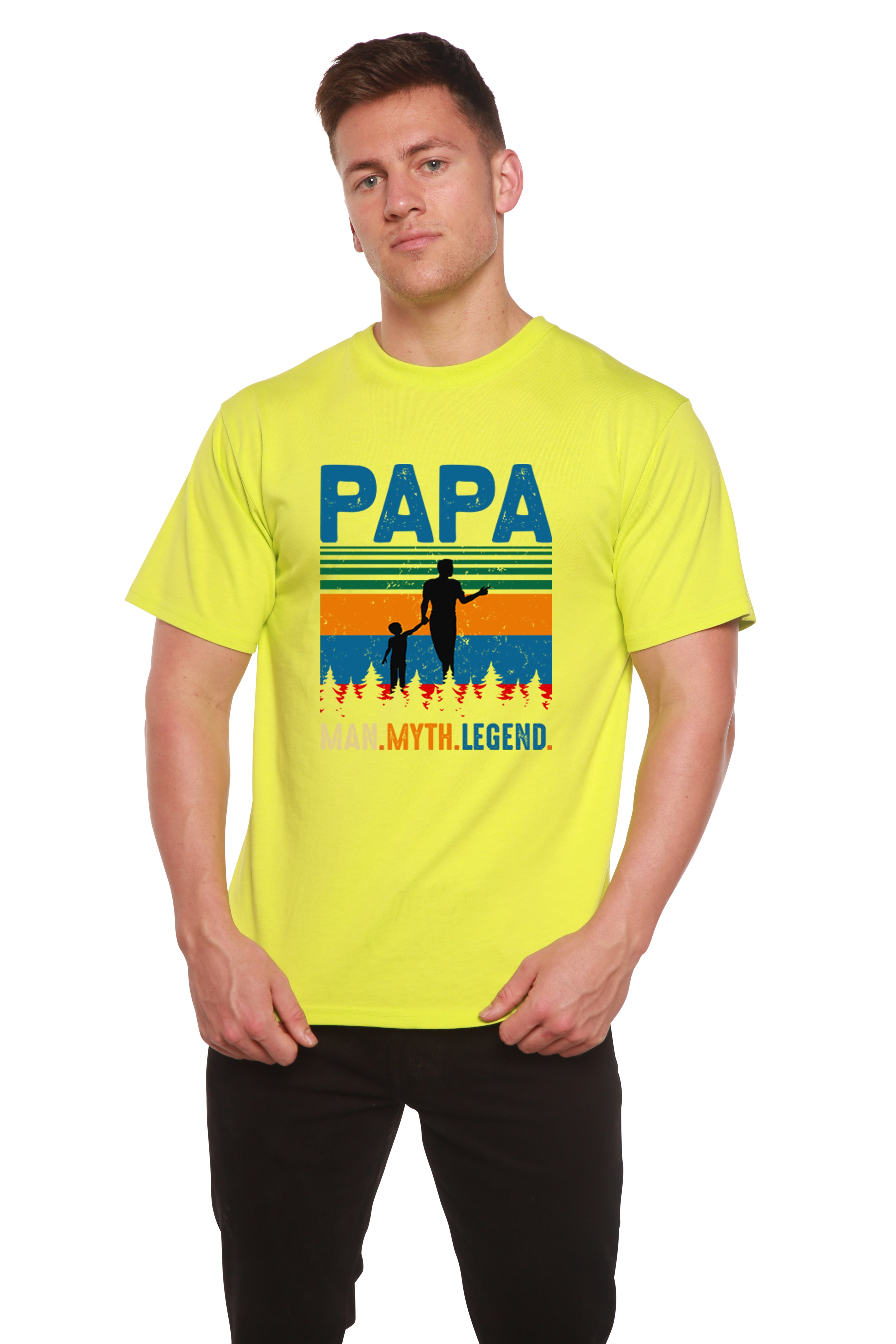 Papa Man Myth Legend Graphic T-Shirt