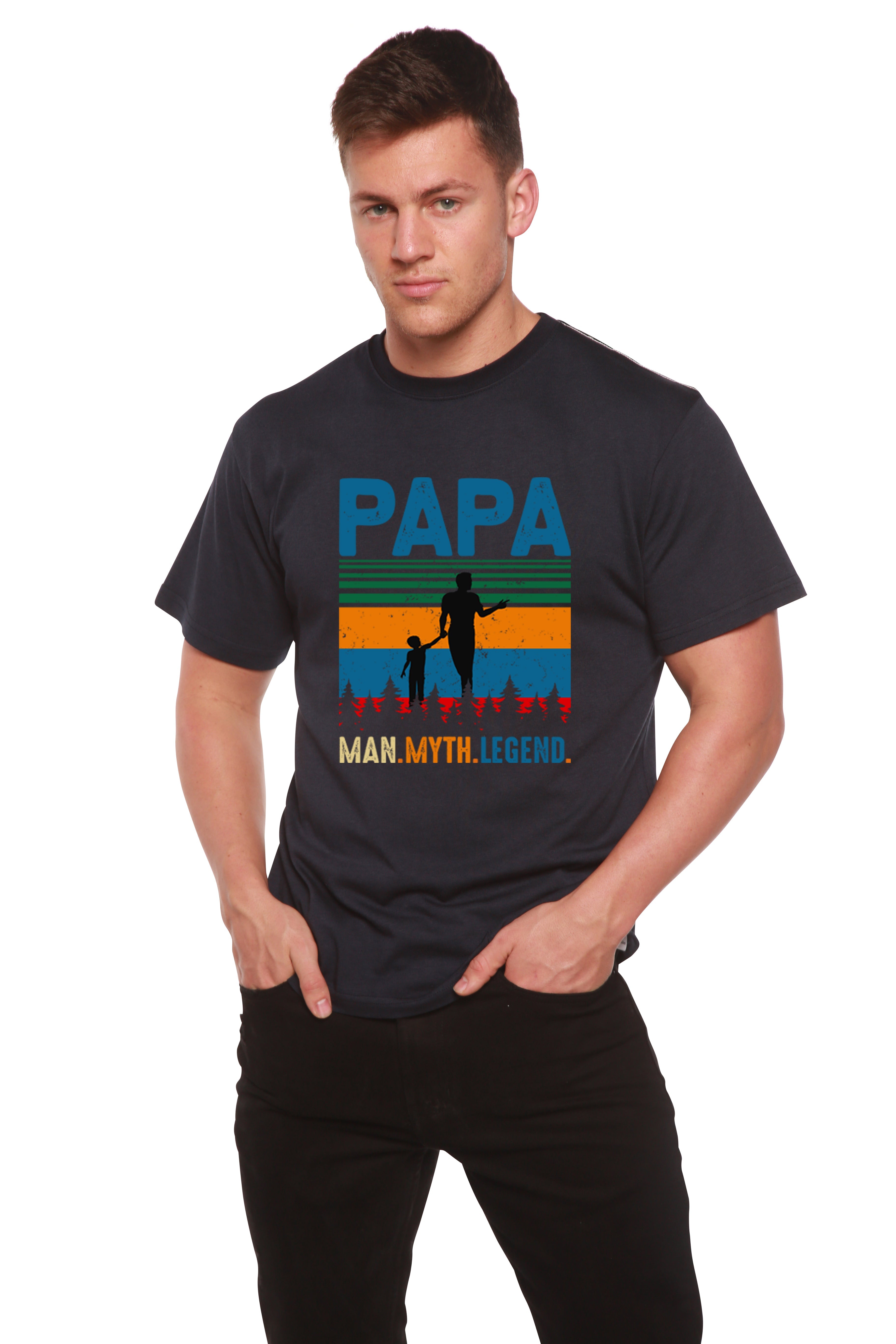 Papa Man Myth Legend Graphic T-Shirt