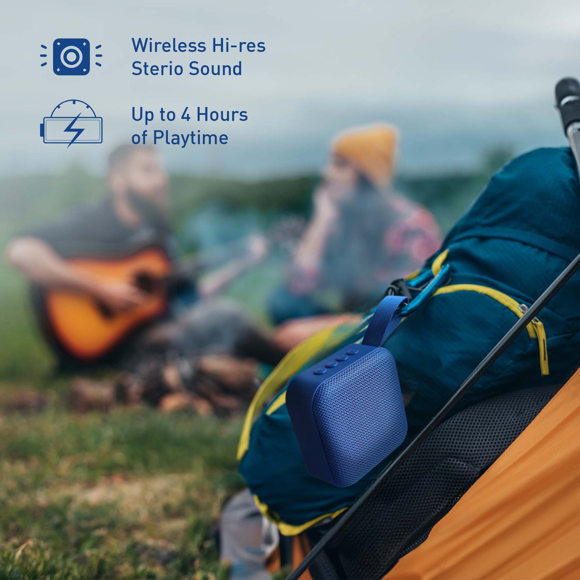 Wireless Bluetooth Speaker and Smart Item Tracker Travel Bundle - Image 2