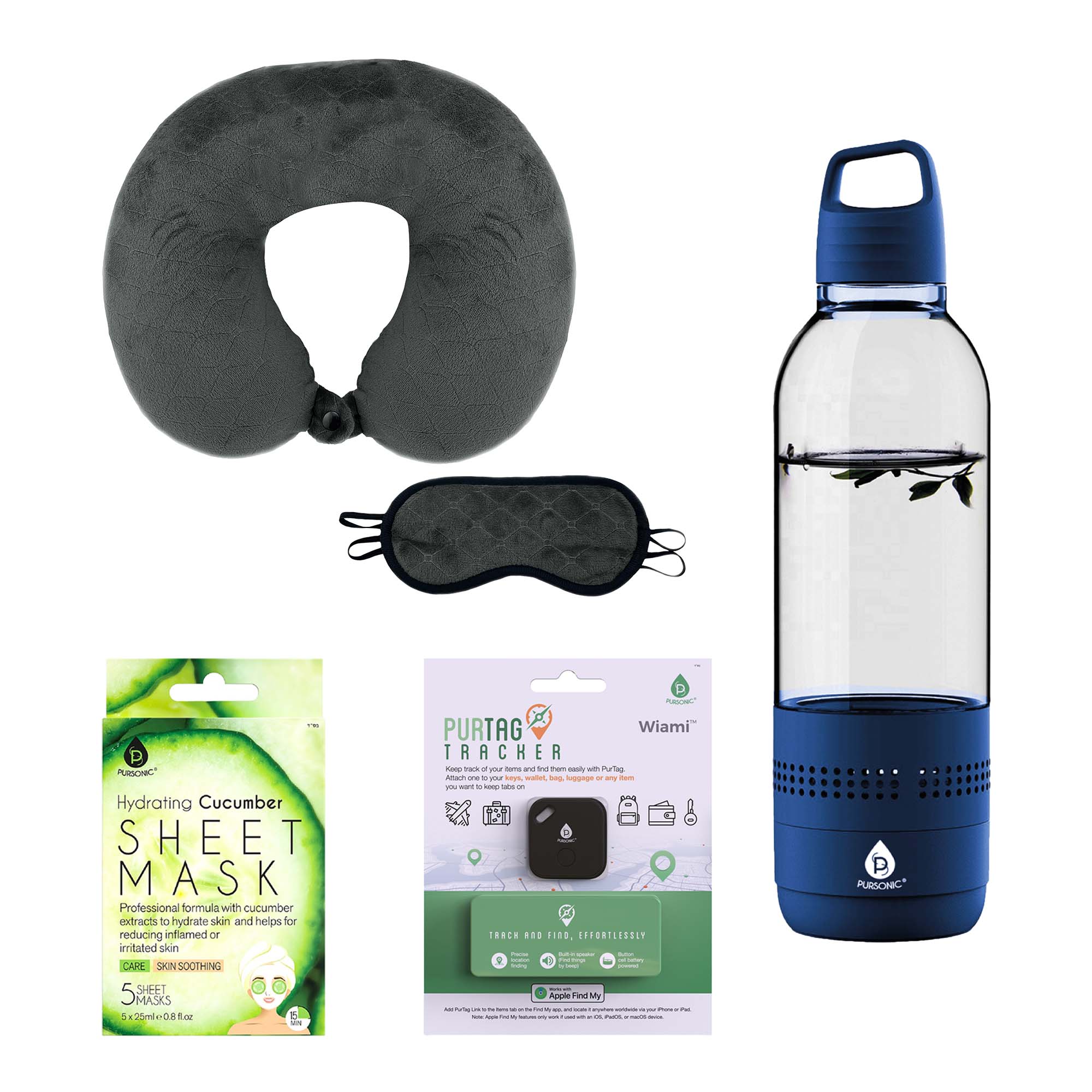 Pursonic Ultimate Summer Travel & Beauty Bundle – Hydration, Relaxation & Skincare Essentials