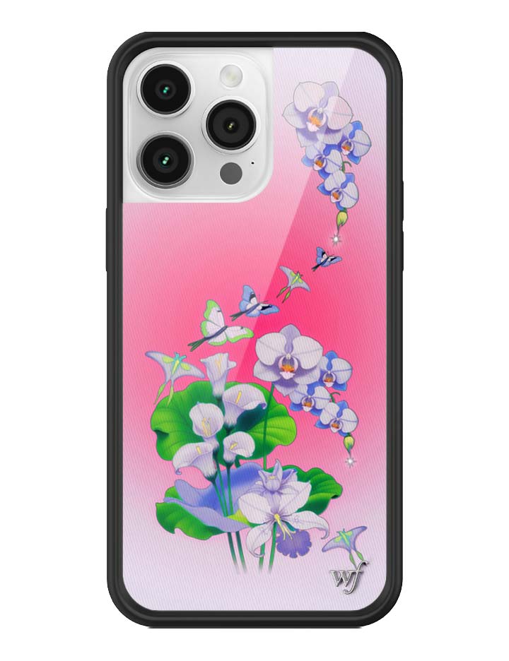 Butterfly Dreams Protective iPhone Case in Pink Pastel Florals - Image 26
