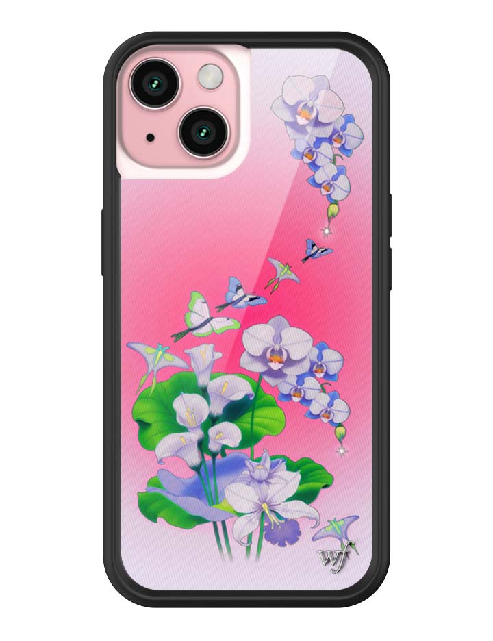 Butterfly Dreams Protective iPhone Case in Pink Pastel Florals - Image 24