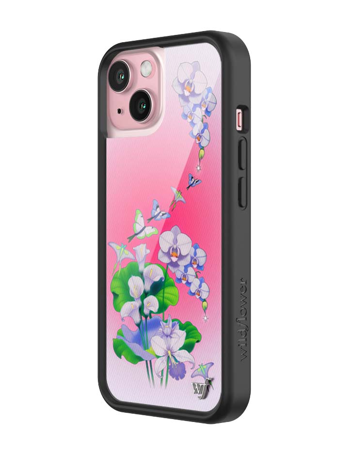 Butterfly Dreams Protective iPhone Case in Pink Pastel Florals - Image 25