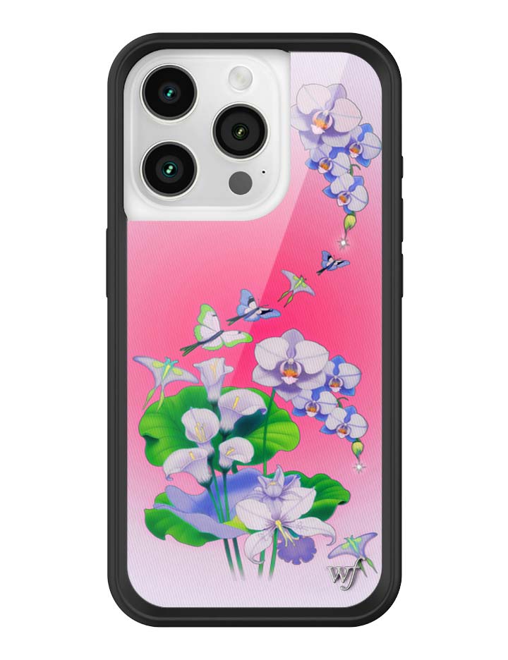 Butterfly Dreams Protective iPhone Case in Pink Pastel Florals - Image 22