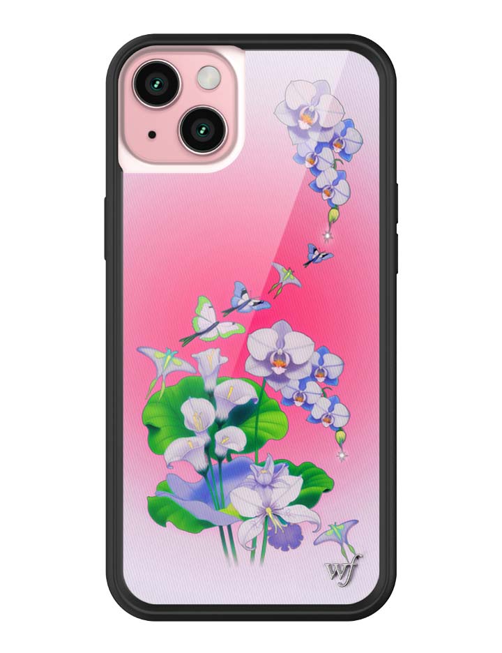 Butterfly Dreams Protective iPhone Case in Pink Pastel Florals - Image 20