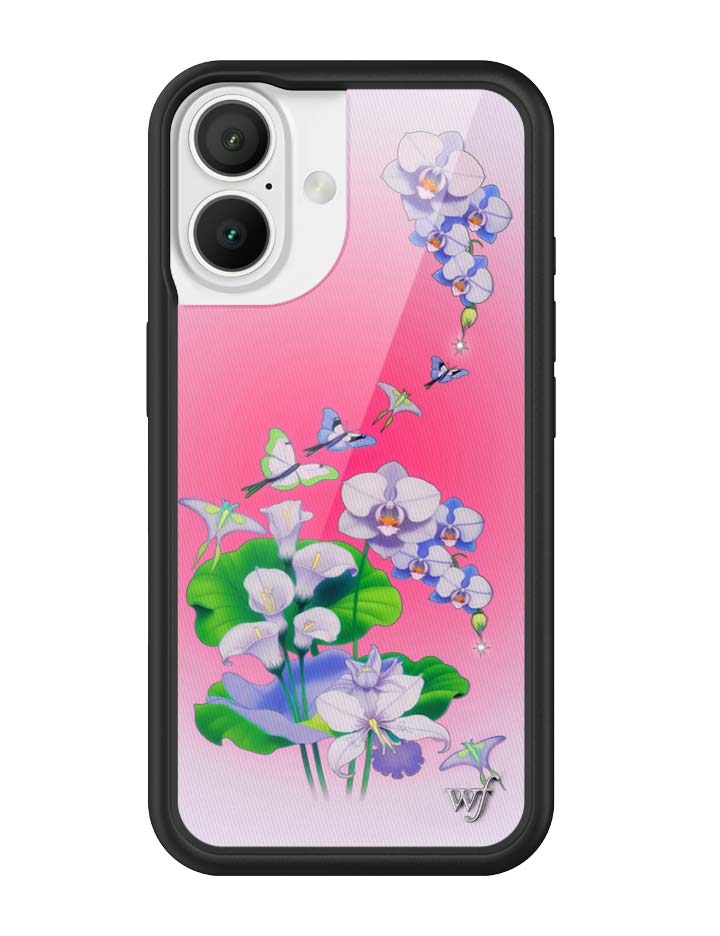Butterfly Dreams Protective iPhone Case in Pink Pastel Florals - Image 16