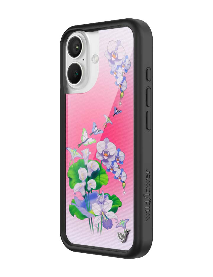 Butterfly Dreams Protective iPhone Case in Pink Pastel Florals - Image 17