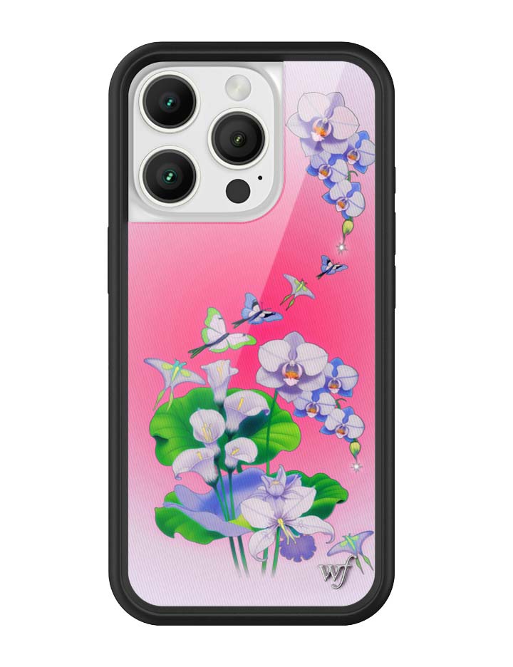 Butterfly Dreams Protective iPhone Case in Pink Pastel Florals - Image 14