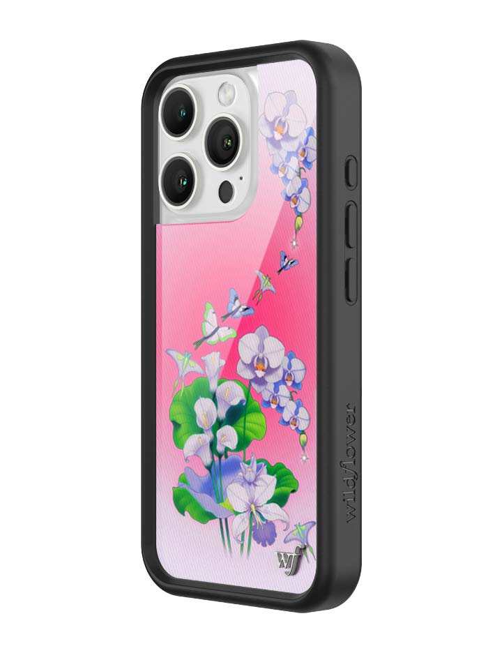 Butterfly Dreams Protective iPhone Case in Pink Pastel Florals - Image 15