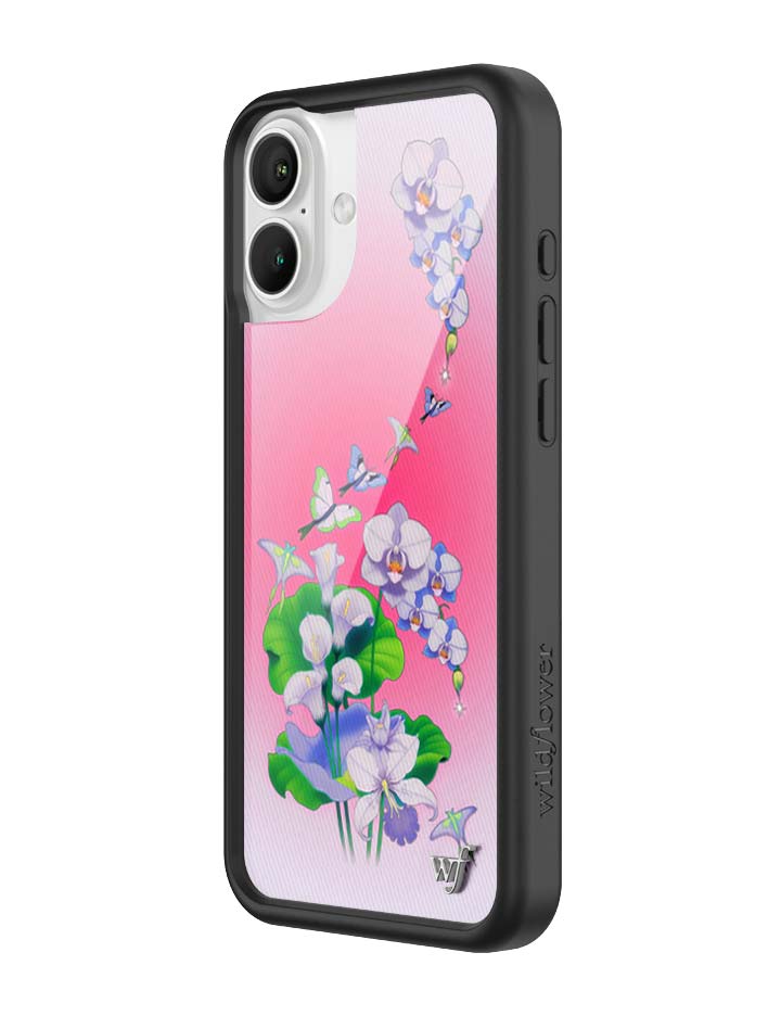 Butterfly Dreams Protective iPhone Case in Pink Pastel Florals - Image 13