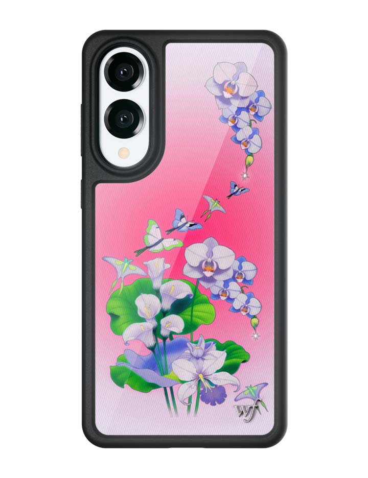 Butterfly Dreams Samsung Galaxy Case with Pastel Floral Pattern - Image 3