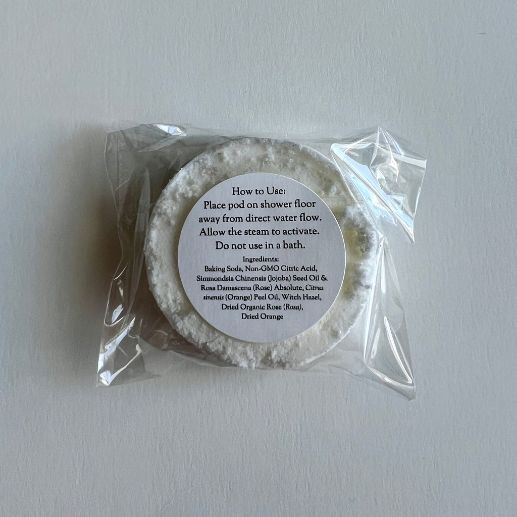 Burst Shower Steamer with Menthol, Rose and Sweet Orange - Image 2