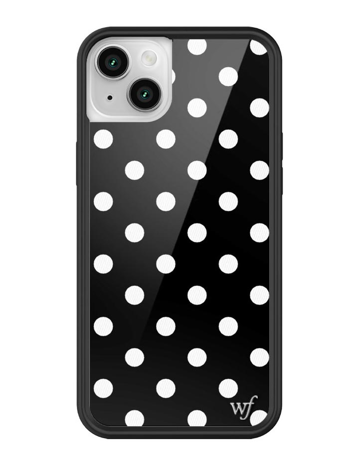 Black and White Polka Dot Protective iPhone Case - Image 39