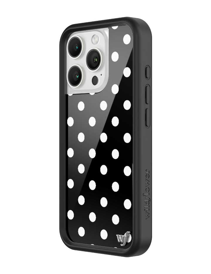 Black and White Polka Dot Protective iPhone Case - Image 20