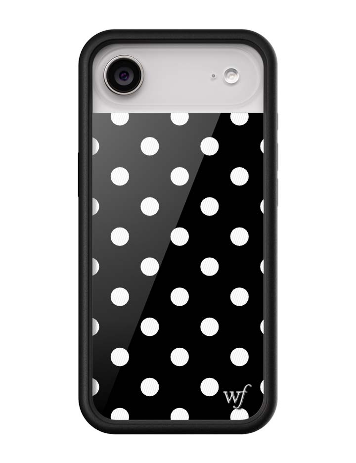 Black and White Polka Dot Protective iPhone Case - Image 12