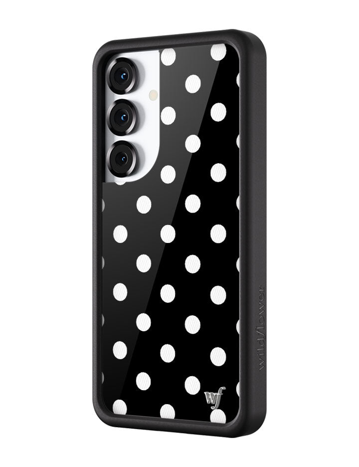 Polka Dot Samsung Galaxy Case in Black and White - Image 8