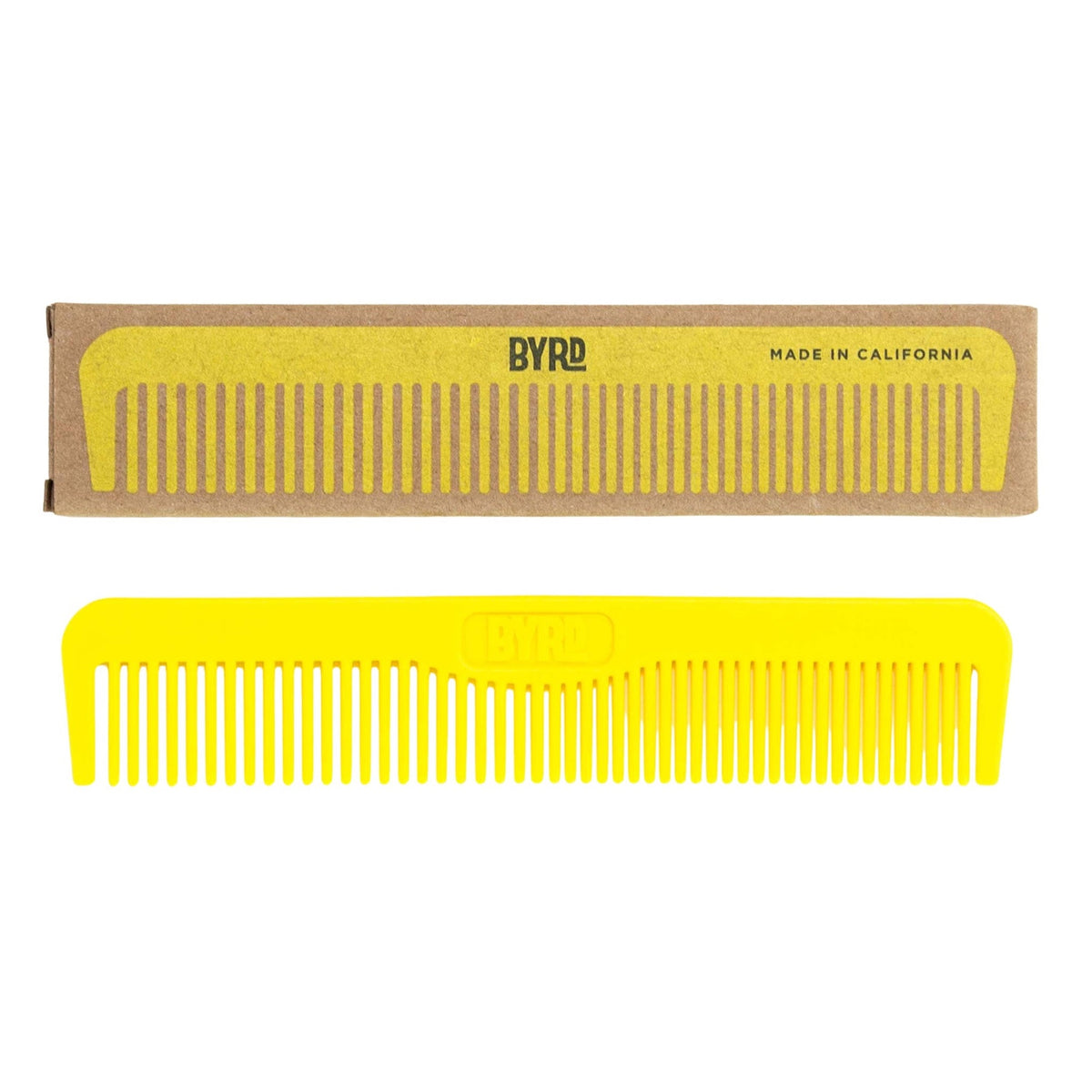 Yellow Flexible Pocket Comb for All Hair Types