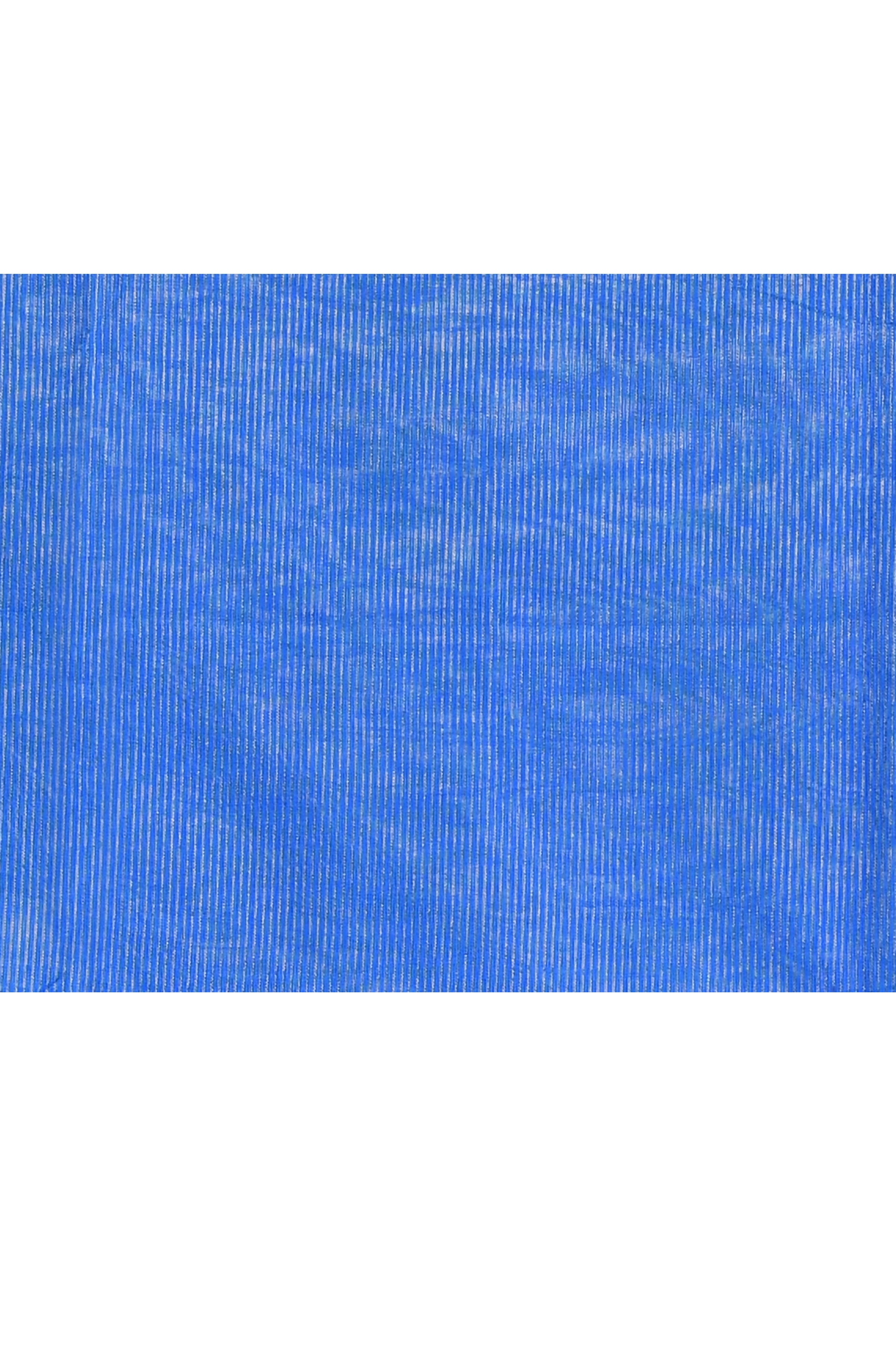 Sky Blue Embellished Cotton Blend Zari Check Handloom Saree