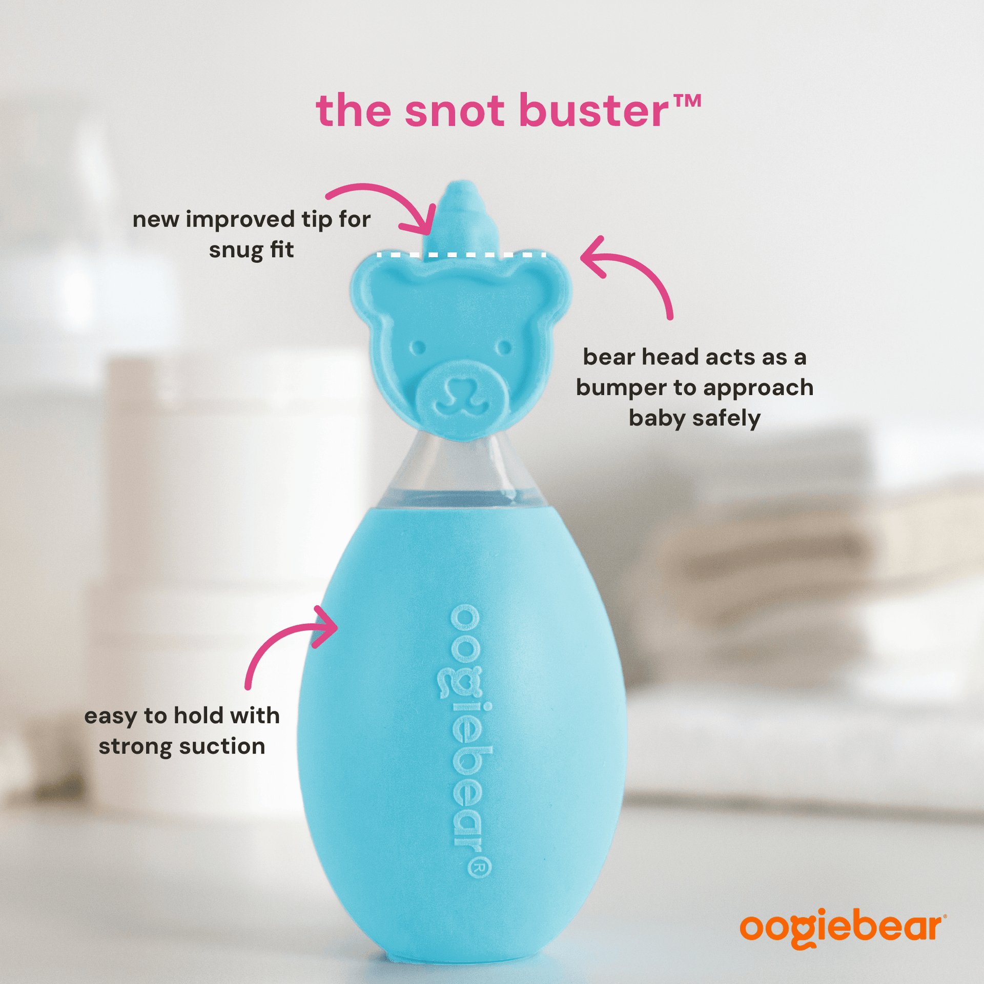 5-Piece Baby Care Starter Kit: Essential Nasal & Grooming Set