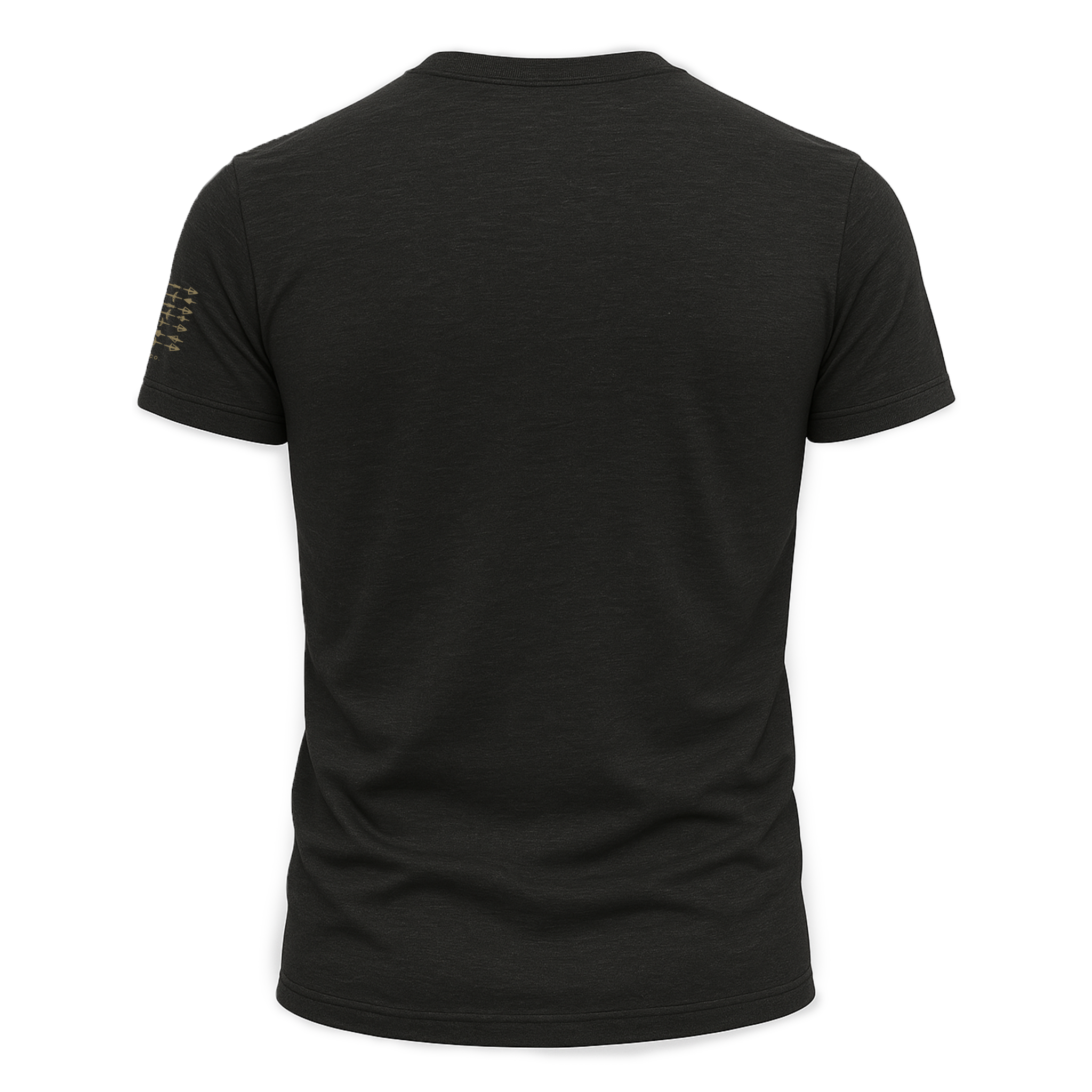 BBD Button Buck Down Unisex Graphic Tee - Black & Olive Green