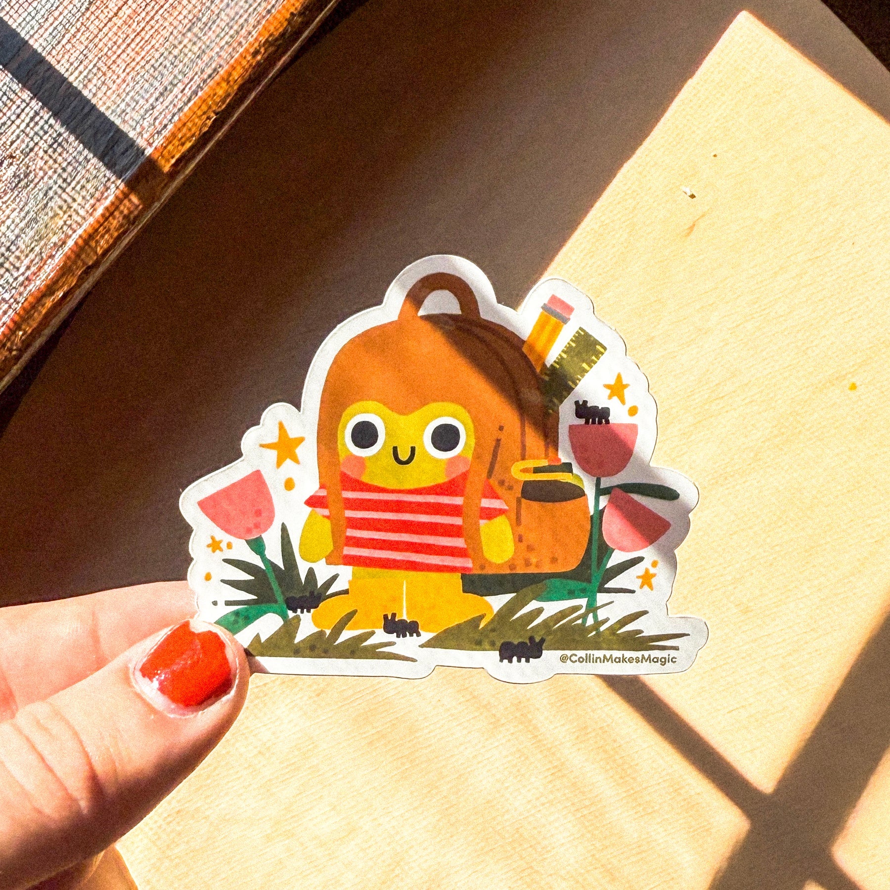 Backpack — Vinyl Sticker