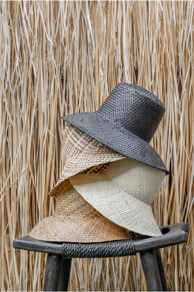 Ombre Woven Bucket Hat