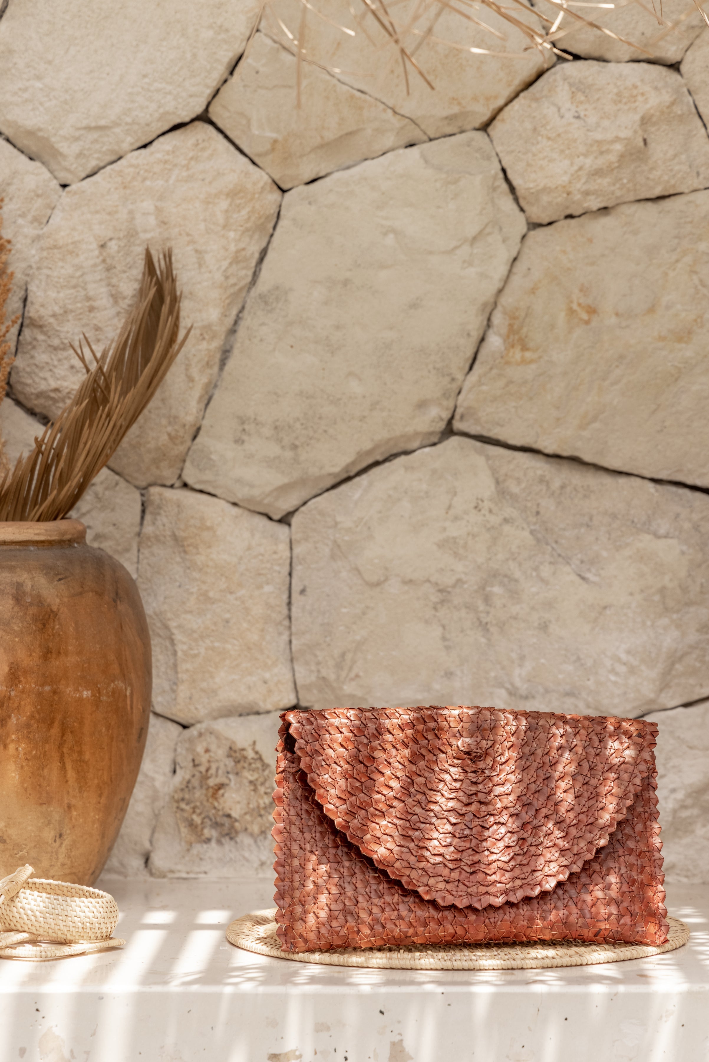 Rattan Clutch