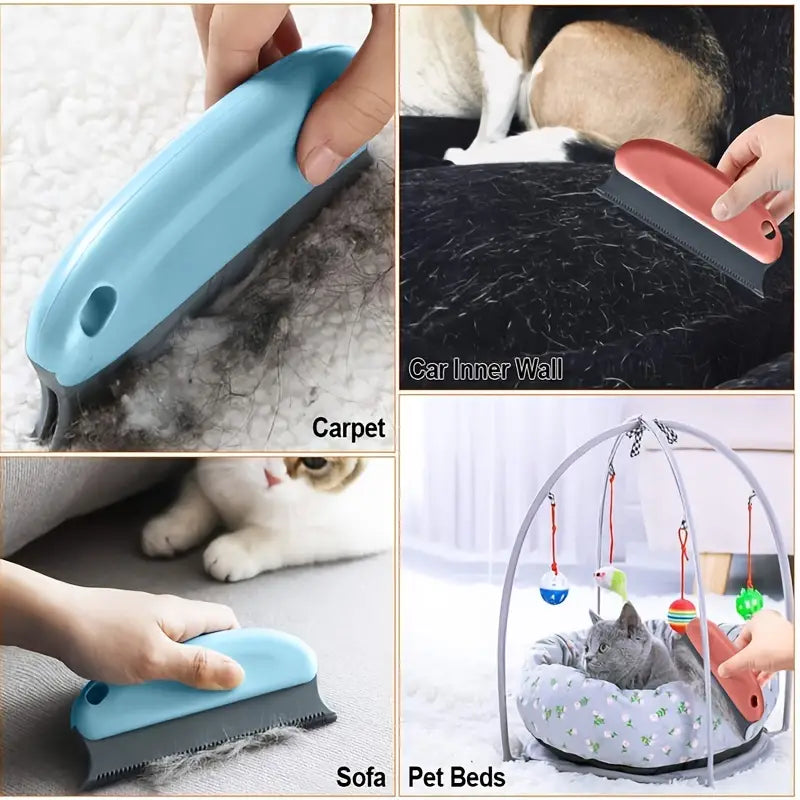 Pet Hair Remover with Comfortable Handle for Furniture