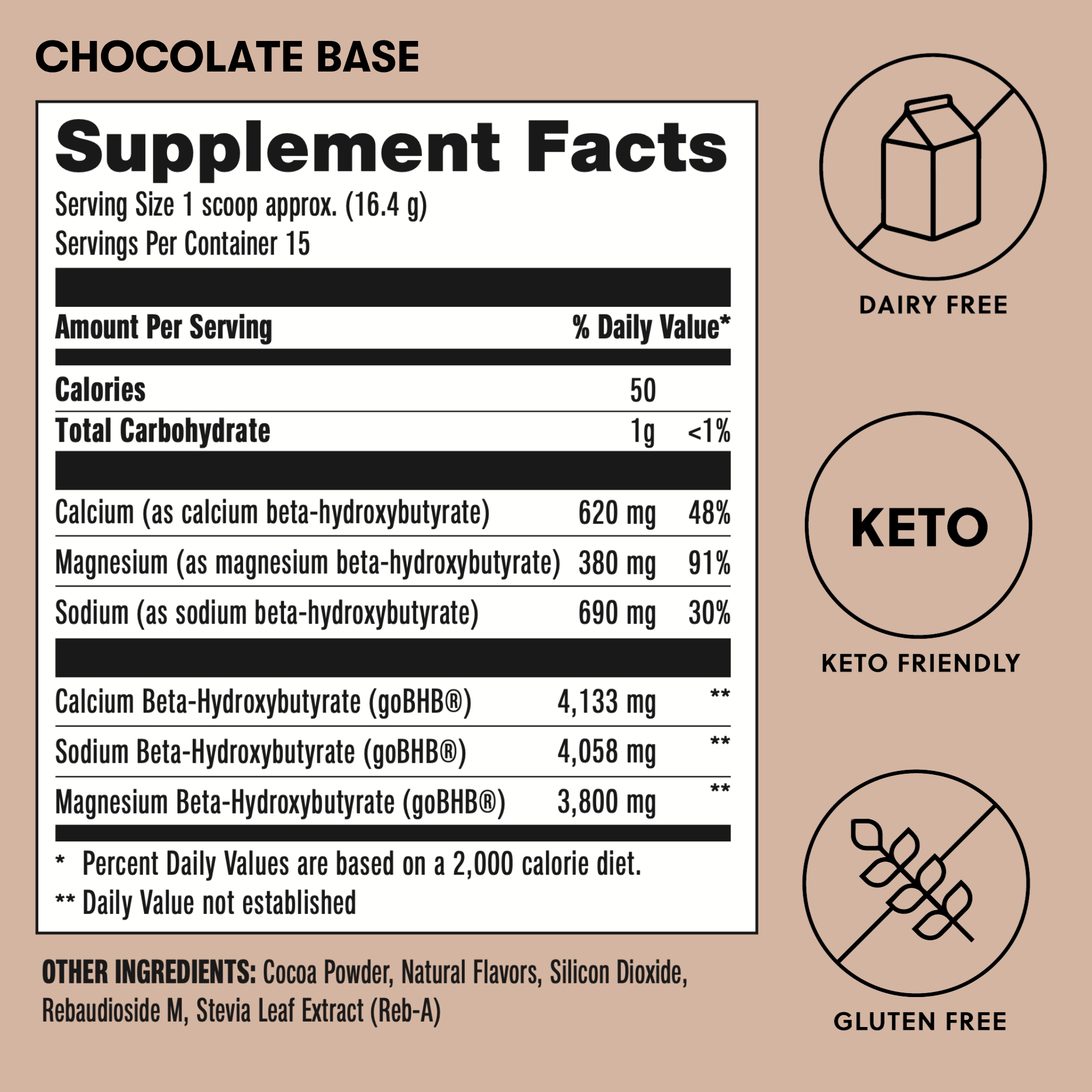 Base Ketones - Exogenous Ketones Drink Mix with goBHB®