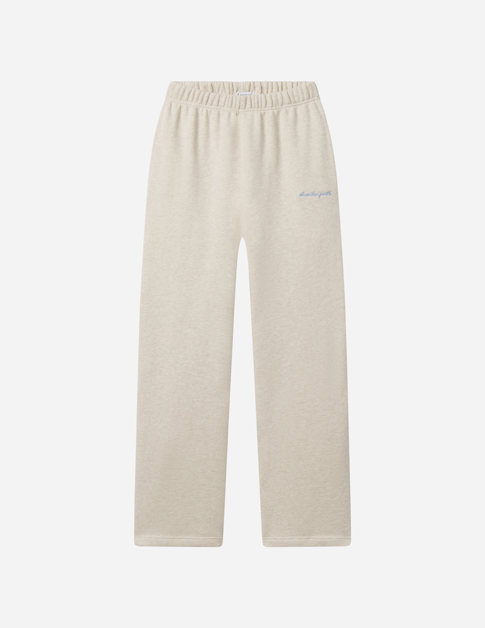 Basics Eggshell Cream Wide Leg Sweatpant Lounge Pants