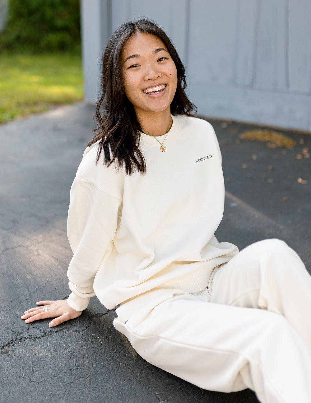 White Sand Unisex Crewneck Sweatshirt