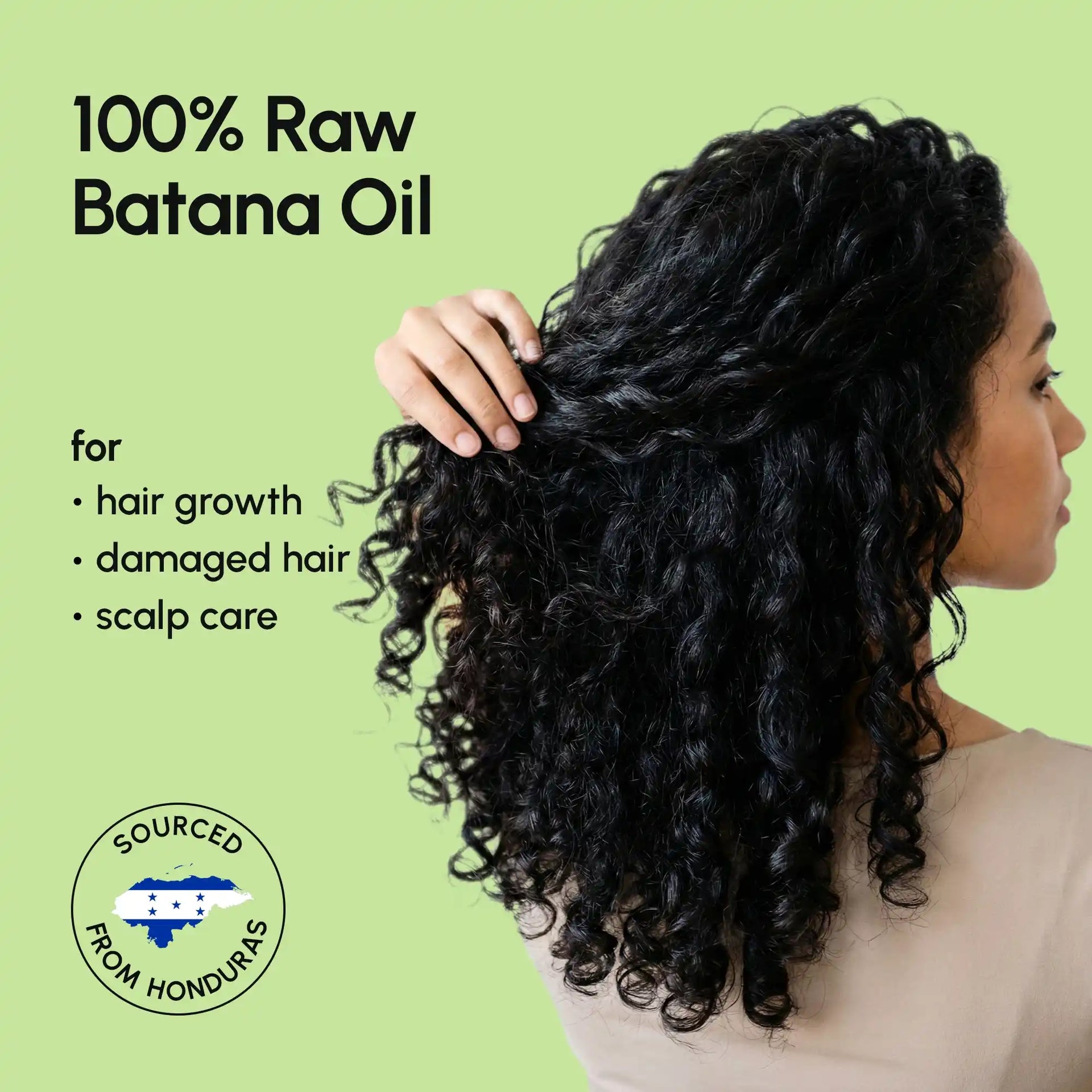 100% Raw Batana Oil Hair Growth Paste for Thicker Fuller Hair - Image 2