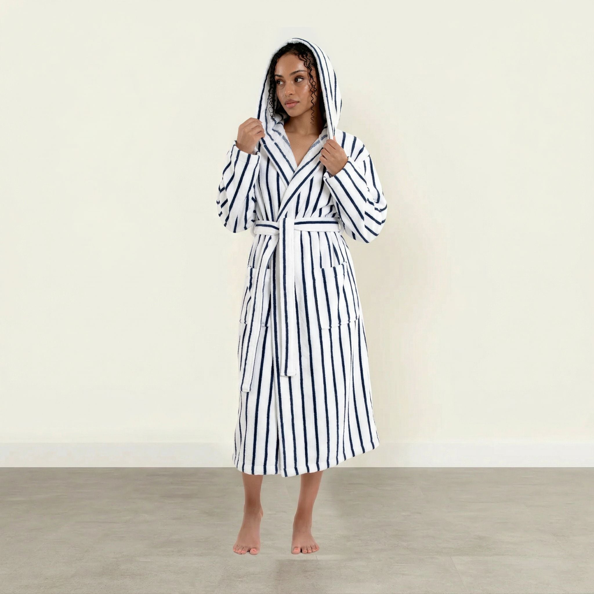 Ultraplush Australian Cotton Bathrobe with Hood and Pockets - Image 33