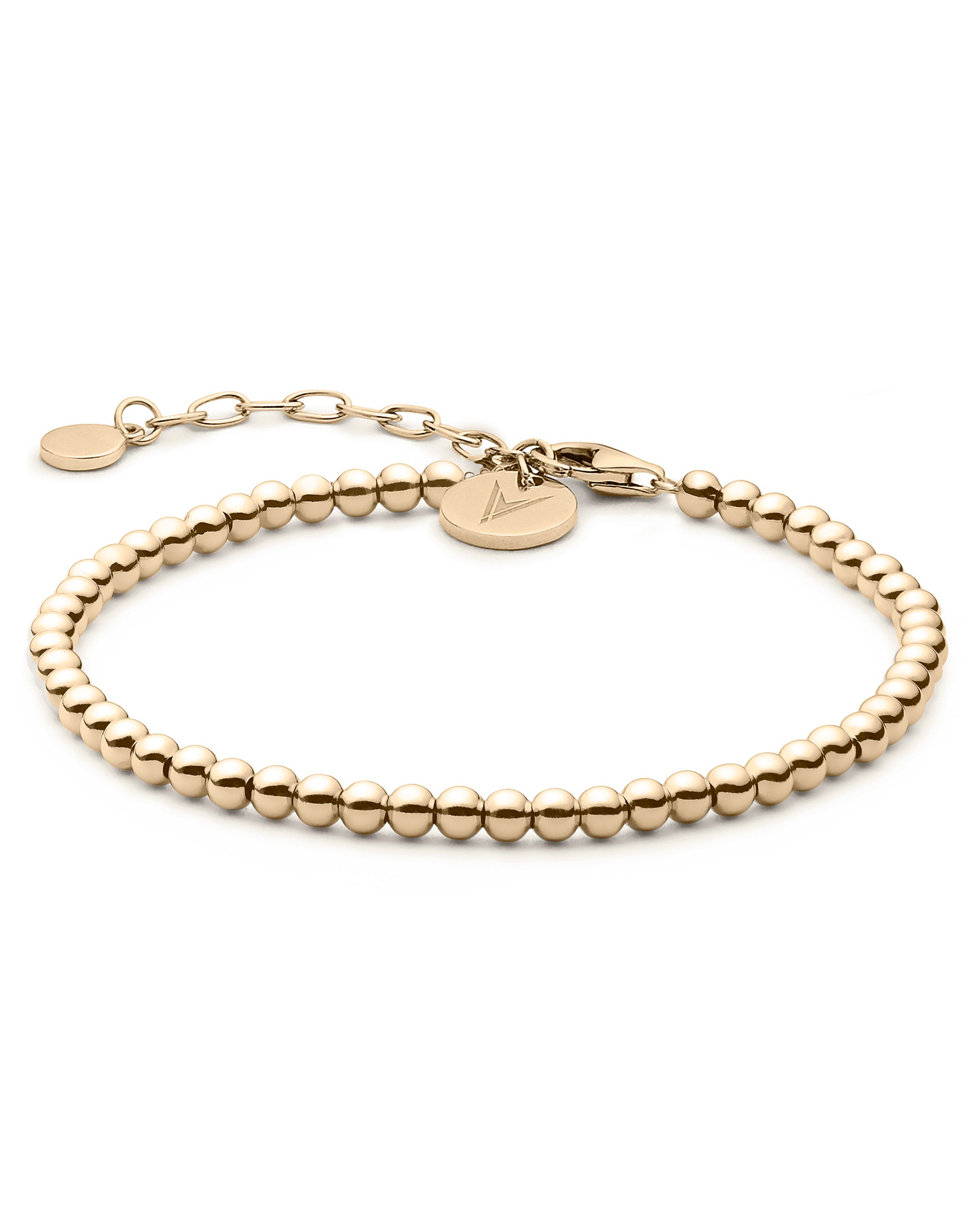 The Beaded Bracelet in 14K Gold Plated Sterling Silver