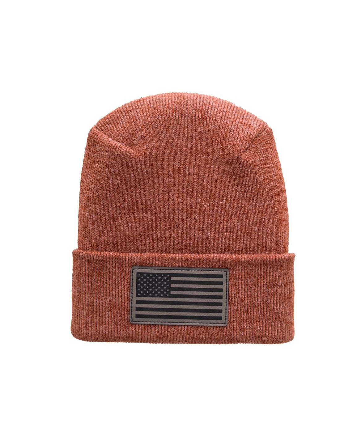 Haakwear American Flag Beanie, H Stitch Circular Knit Cuffed Beanie, Patented, Made in USA
