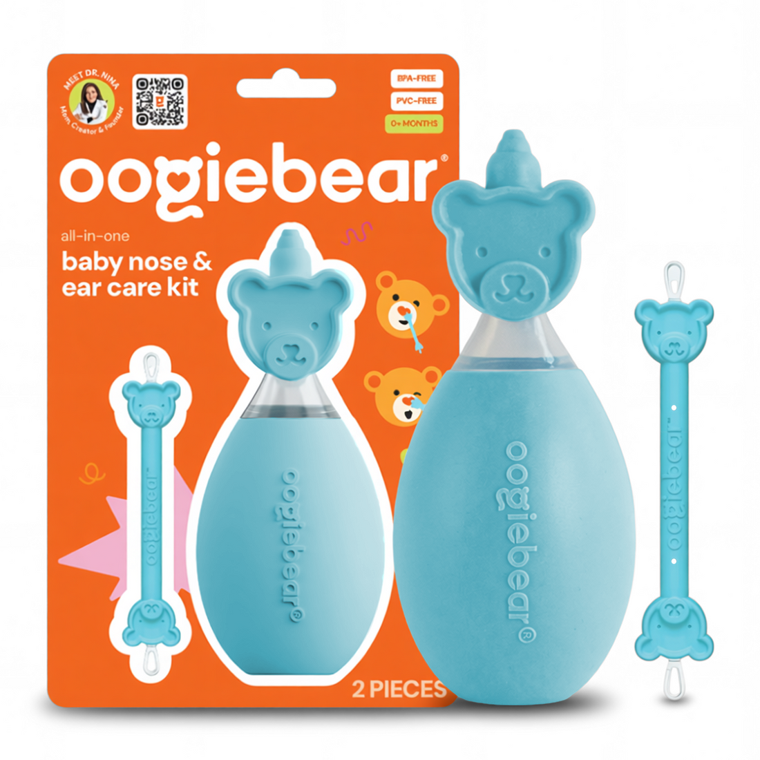 Baby Nose and Ear Cleaner Care Kit - Gentle Mucus Removal Tool