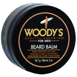 A 2oz jar of N.o.s. Barber Supply Beard Balm for styling and frizz control.