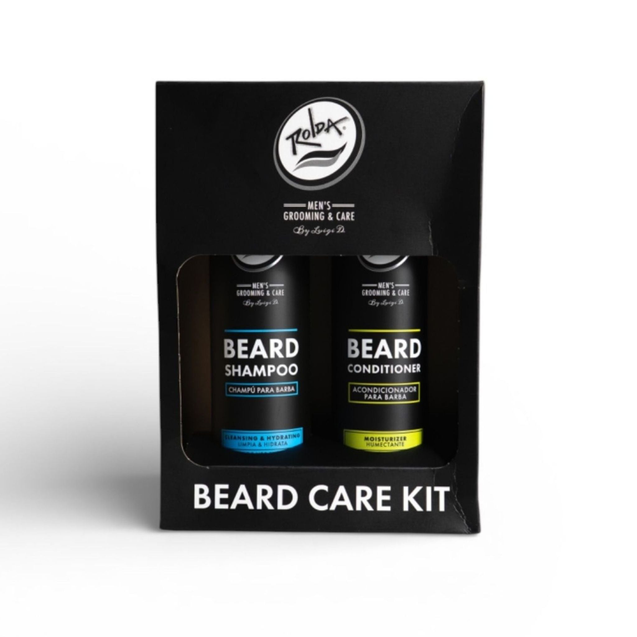 Beard Shampoo & Conditioner Kit for Daily Grooming & Hydration