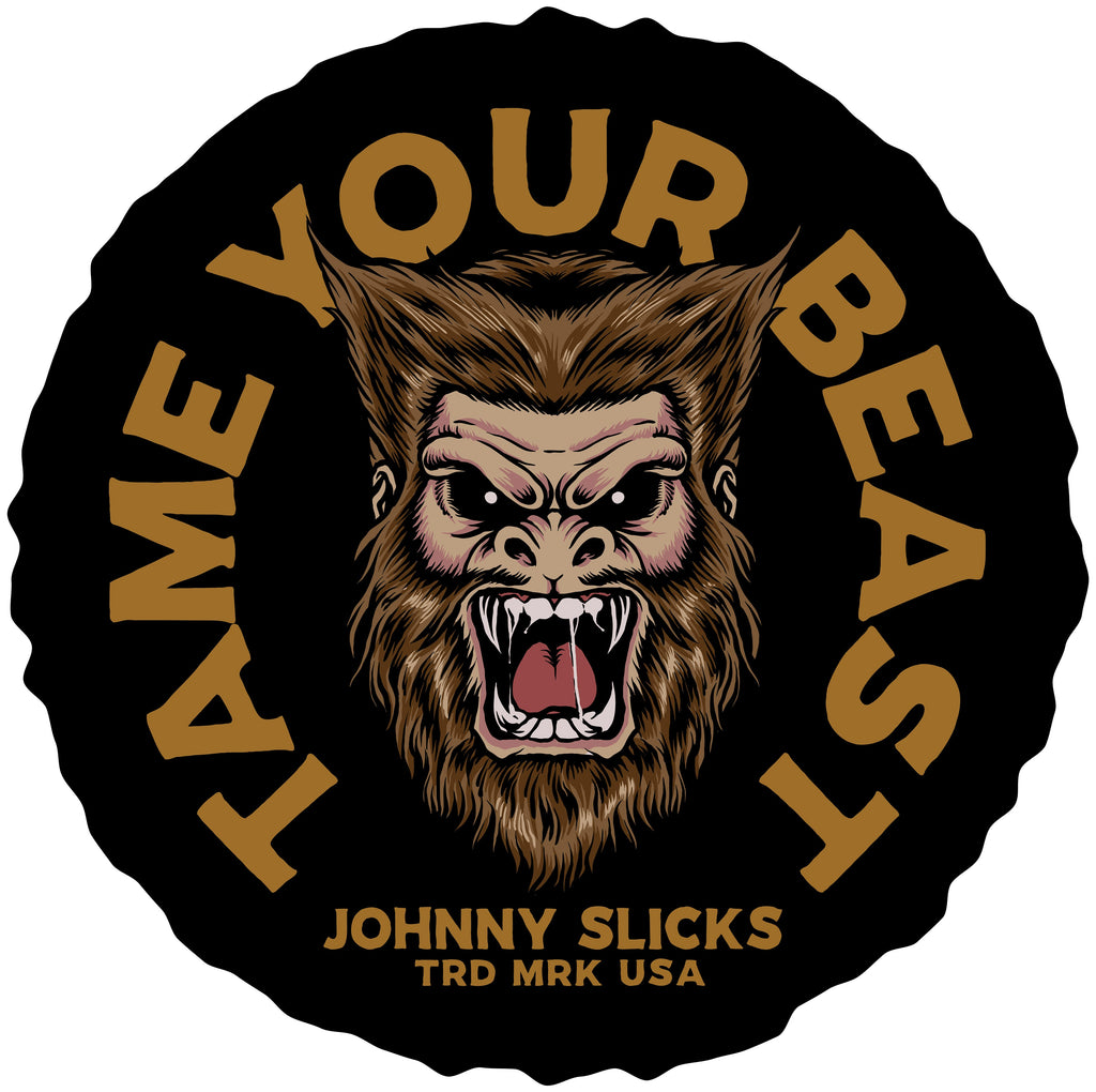 Tame Your Beast 5 Inch Round Vinyl Decal Sticker - Image 2