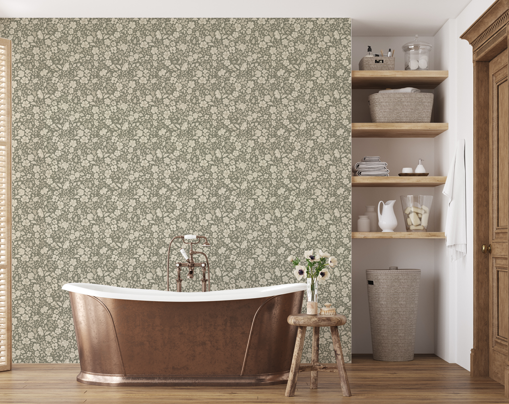 Beatrice Peel and Stick Removable Wallpaper by Daphne and Sage
