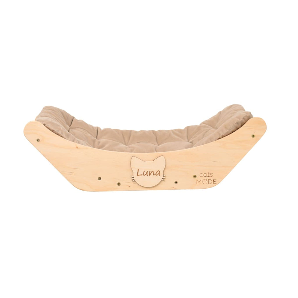 Wall-Mounted Cat Bed Elevated Shelving for Indoor Climbing Play