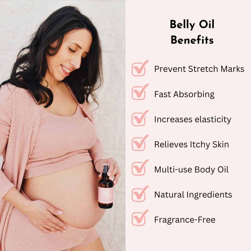 Women's Organic Stretch Mark Belly Oil - 4oz
