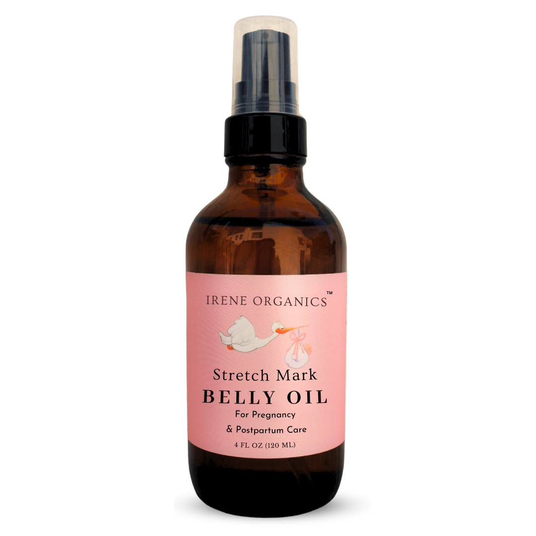 Women's Organic Stretch Mark Belly Oil - 4oz