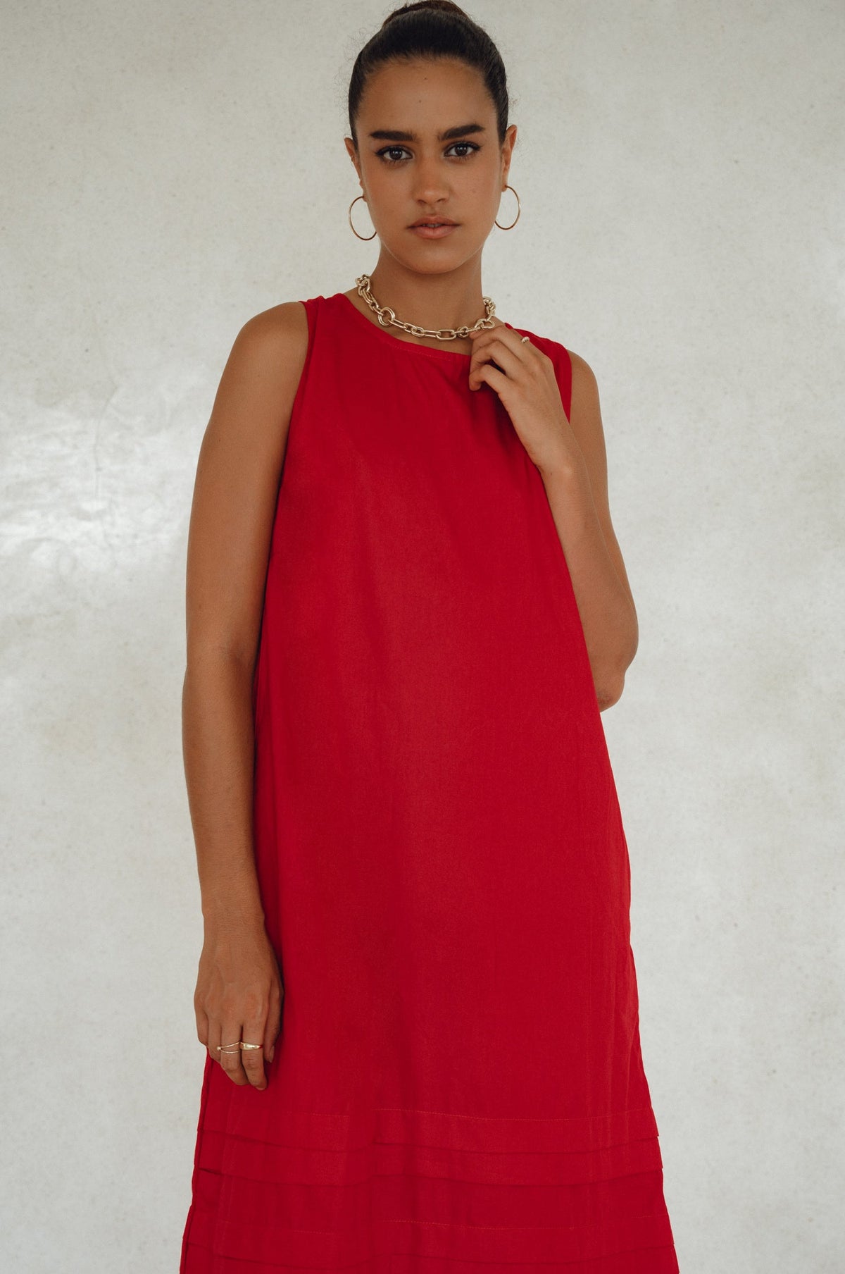 Beloved Cara Slip on Cotton Maxi Dress (Sale)
