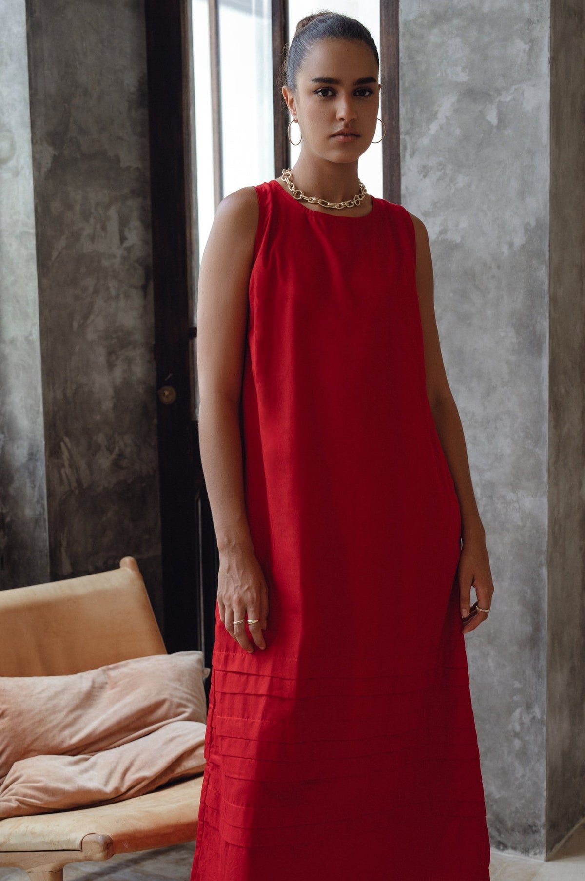 Beloved Cara Slip on Cotton Maxi Dress (Sale)